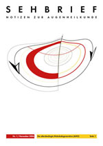 Titelseite vom Sehbrief November 2006