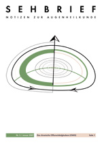 Titelseite vom Sehbrief Januar 2007